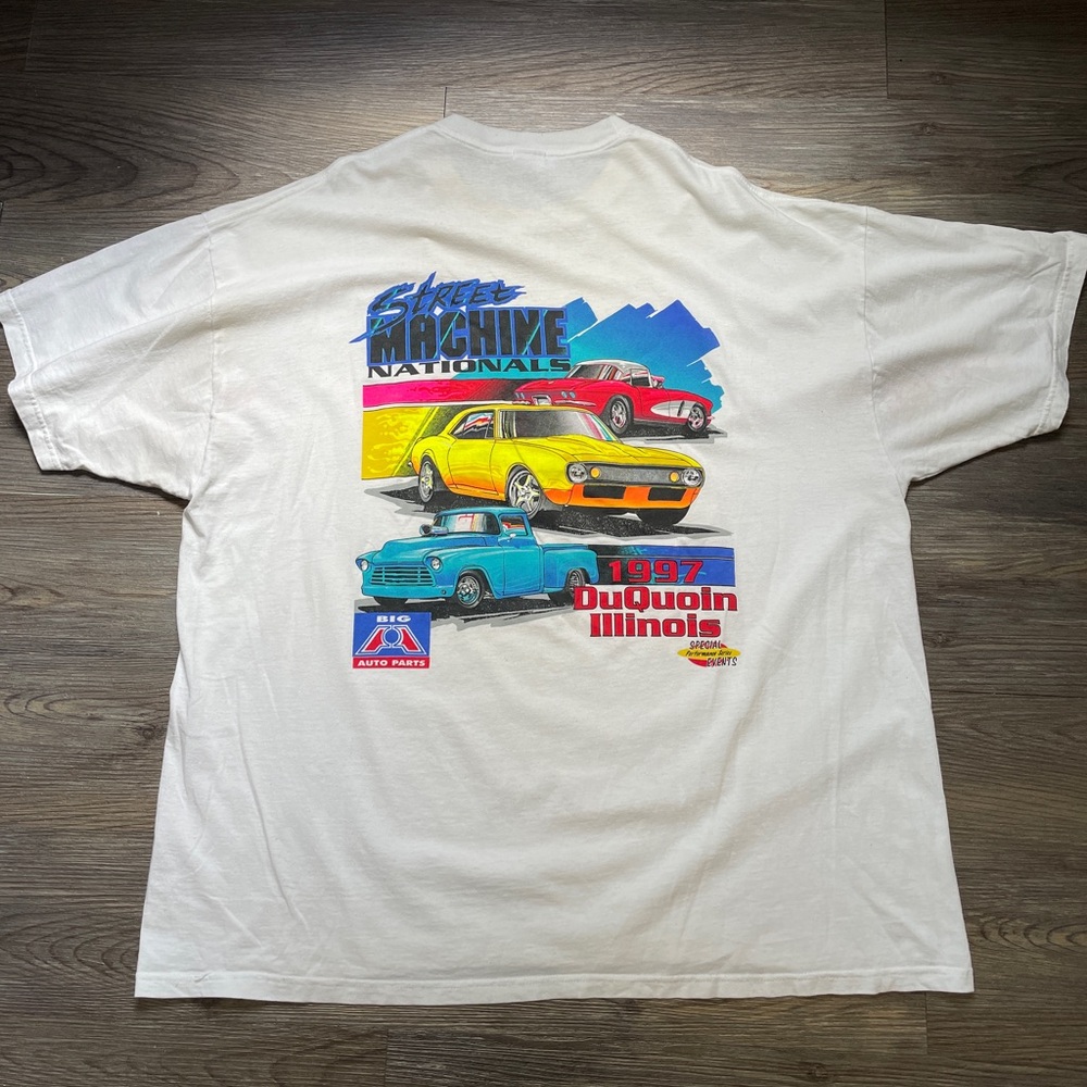 vintage 1997 “street machine” racing shirt